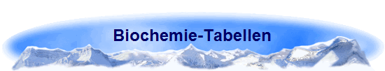 Biochemie-Tabellen